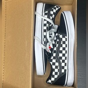 Vans Kids Black/White Checkered Shoe